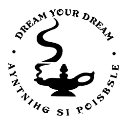 DREAM YOUR DREAM AYNTNIHG SI POISBSLE trademark