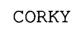 CORKY trademark