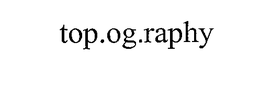 TOP.OG.RAPHY trademark