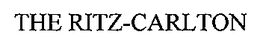 THE RITZ-CARLTON trademark