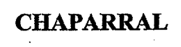 CHAPARRAL trademark