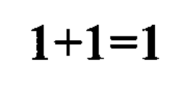 1+1=1 trademark