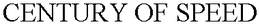 CENTURY OF SPEED trademark