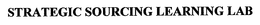 STRATEGIC SOURCING LEARNING LAB trademark