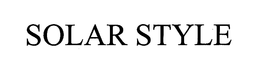 SOLAR STYLE trademark