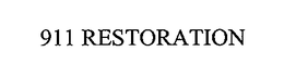 911 RESTORATION trademark