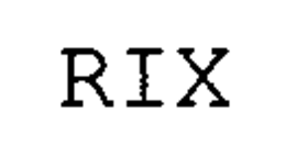 RIX trademark