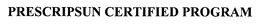 PRESCRIPSUN CERTIFIED PROGRAM trademark