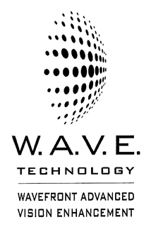 W.A.V.E. TECHNOLOGY WAVEFRONT ADVANCED VISION ENHANCEMENT trademark