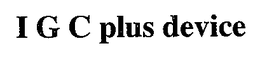 I G C PLUS DEVICE trademark