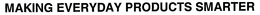 MAKING EVERYDAY PRODUCTS SMARTER trademark
