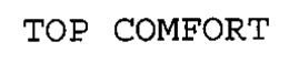 TOP COMFORT trademark