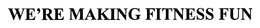WE'RE MAKING FITNESS FUN trademark