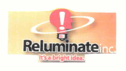 ! RELUMINATEINC. IT'S A BRIGHT IDEA. trademark