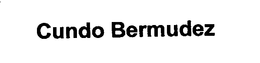 CUNDO BERMUDEZ trademark