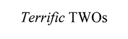 TERRIFIC TWOS trademark