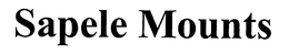 SAPELE MOUNTS trademark