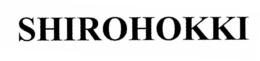 SHIROHOKKI trademark