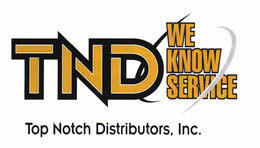 TND WE KNOW SERVICE TOP NOTCH DISTRIBUTORS, INC. trademark