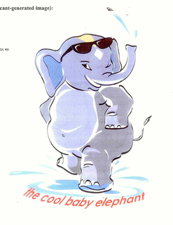 THE COOL BABY ELEPHANT trademark