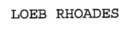 LOEB RHOADES trademark