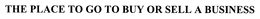 THE PLACE TO GO TO BUY OR SELL A BUSINESS trademark