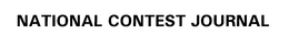 NATIONAL CONTEST JOURNAL trademark