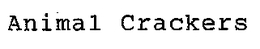 ANIMAL CRACKERS trademark