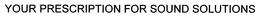 YOUR PRESCRIPTION FOR SOUND SOLUTIONS trademark