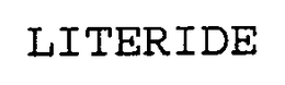 LITERIDE trademark