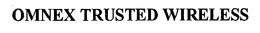 OMNEX TRUSTED WIRELESS trademark