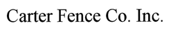 CARTER FENCE CO. INC. trademark