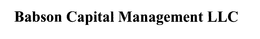 BABSON CAPITAL MANAGEMENT LLC trademark