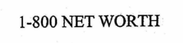 1-800 NET WORTH trademark