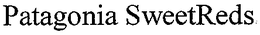 PATAGONIA SWEETREDS trademark