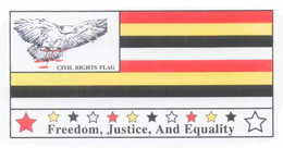 CIVIL RIGHTS FLAG FREEDOM, JUSTICE, AND EQUALITY trademark