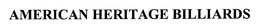 AMERICAN HERITAGE BILLIARDS trademark