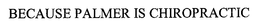 BECAUSE PALMER IS CHIROPRACTIC trademark