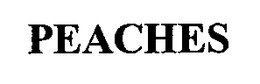 PEACHES trademark