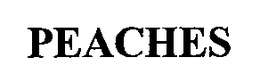 PEACHES trademark