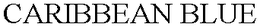 CARIBBEAN BLUE trademark