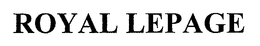 ROYAL LEPAGE trademark