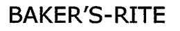 BAKER'S-RITE trademark
