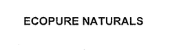 ECOPURE NATURALS trademark
