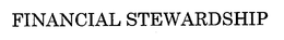 FINANCIAL STEWARDSHIP trademark