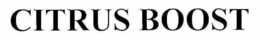 CITRUS BOOST trademark