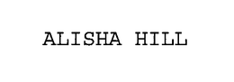 ALISHA HILL trademark