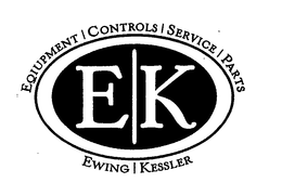E|K EQUIPMENT | CONTROLS | SERVICE | PARTS EWING | KESSLER trademark