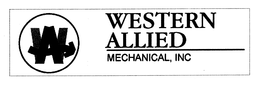 WA WESTERN ALLIED MECHANICAL, INC trademark