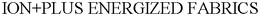 ION+PLUS ENERGIZED FABRICS trademark
